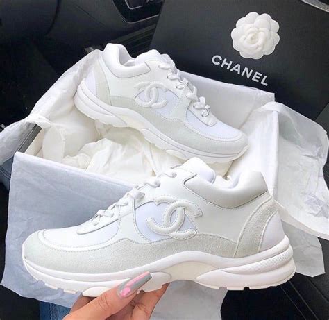 chanel clear white sneakers|chanel sneakers official.